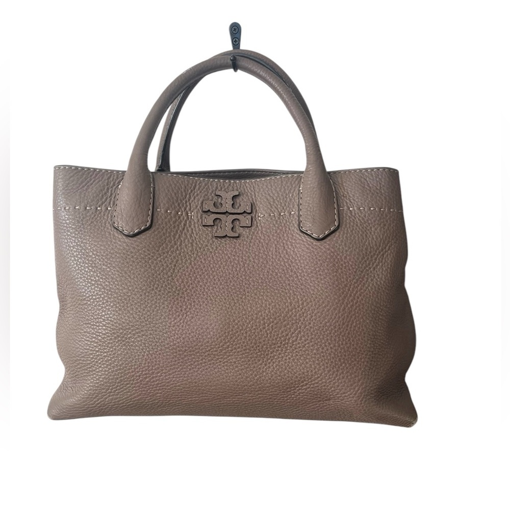 Tory Burch Taupe Leather Satchel